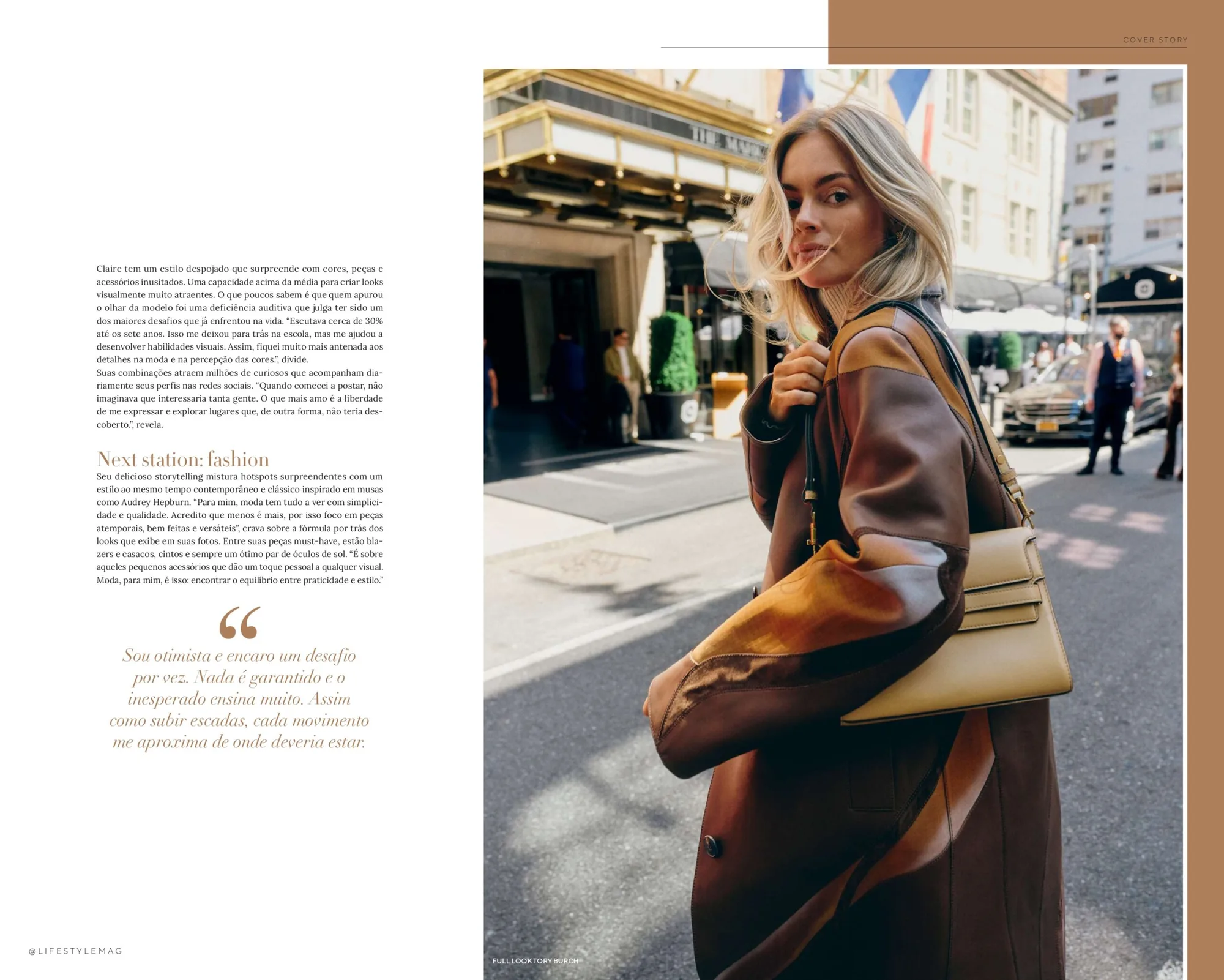 'La Vie en Rose', spread.