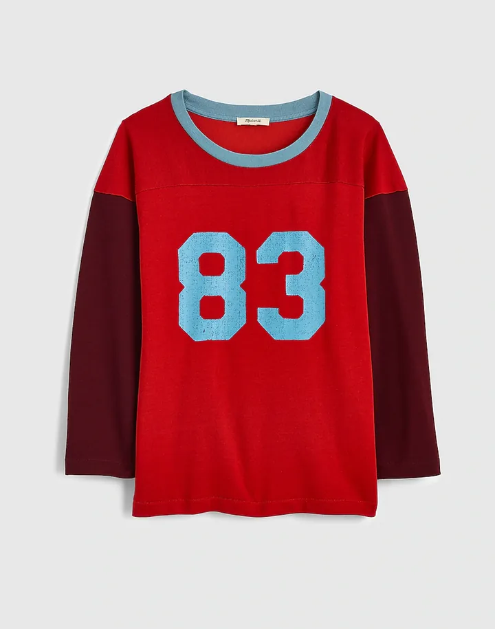 Suéter 83 colorblock, Alexa Chung x Madewell.