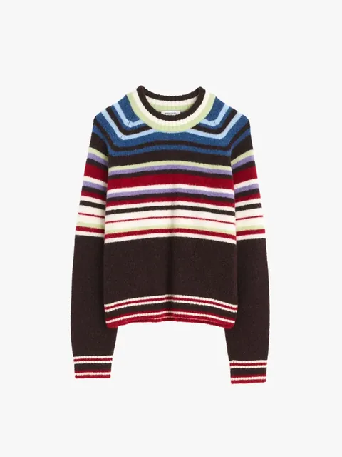 Suéter listrado em lã, Alexa Chung x Madewell.